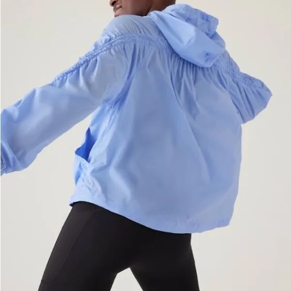 ATHLETA Expedition Ultra Lightweight Oversized Jacket Blue Size XXS - Picture 3 of 14